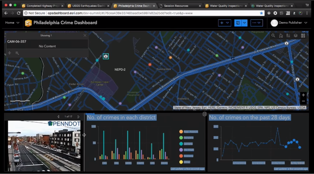 Plugins nms. Operations dashboard. ARCGIS dashboards. Аналитика дорожная ситуация в реальном времени.