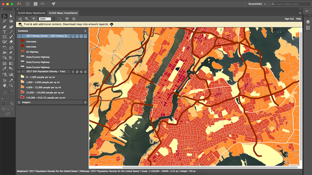 How To Make Maps With Arcgis Pro Adobe Illustrator In 3 Steps Hint Aix ...