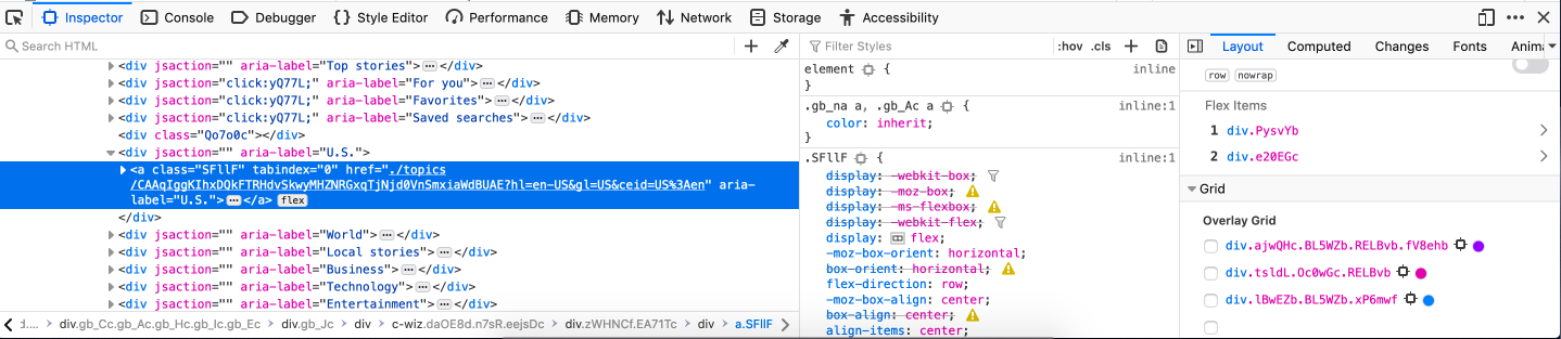 comparing browser developer tools