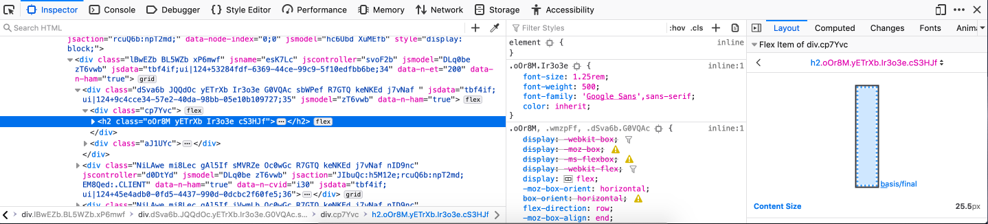 comparing browser developer tools