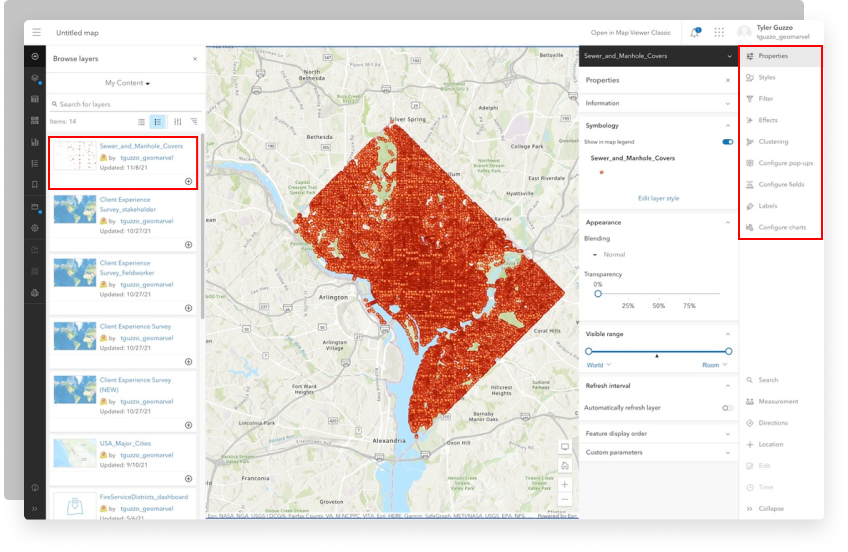 Comparing The New Map Viewer With Map Viewer Classic – GeoMarvel